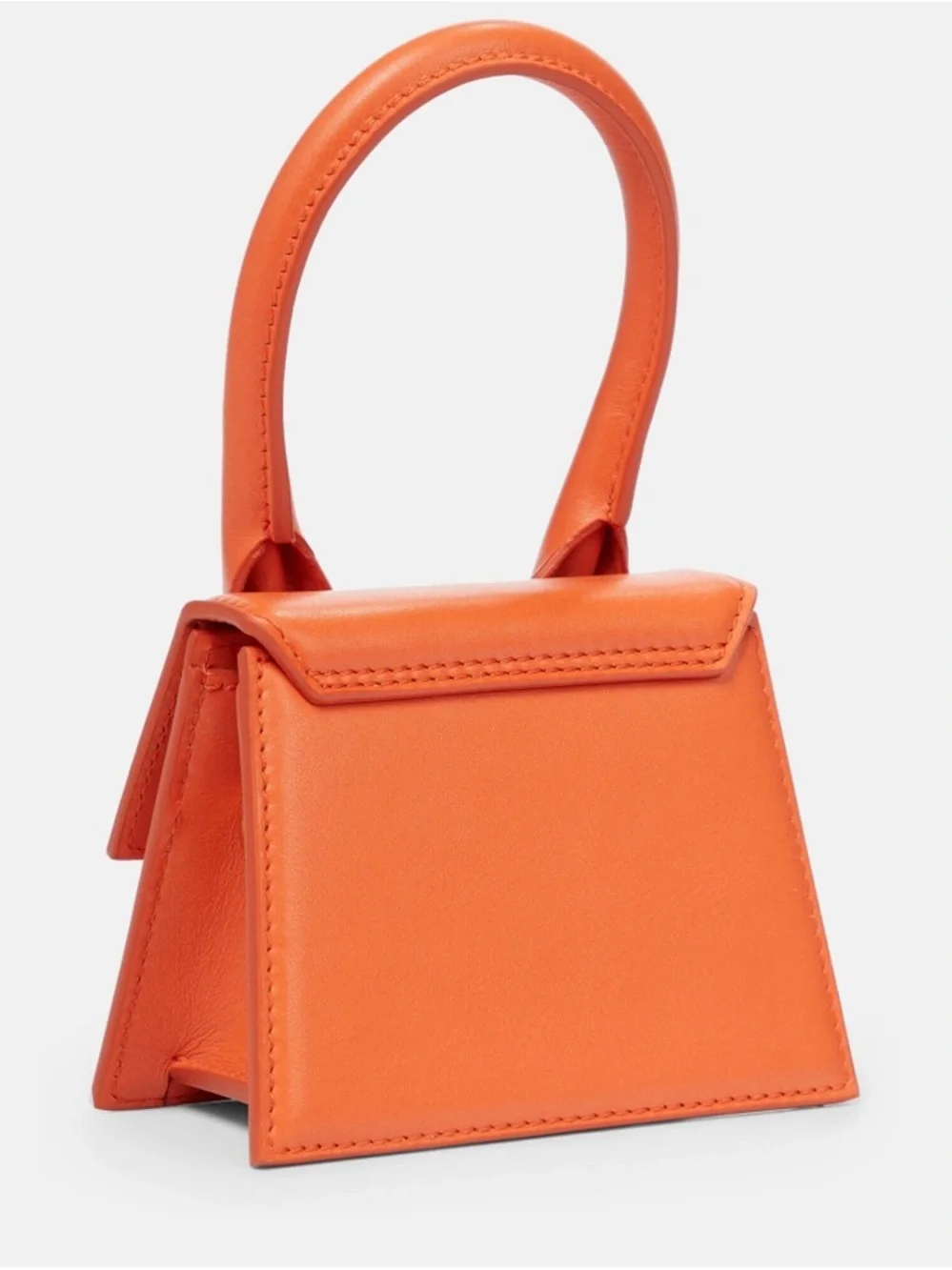 Jacquemus Le Chiquito Orange Leather Mini Bag! Like new . - Picture 4 of 5